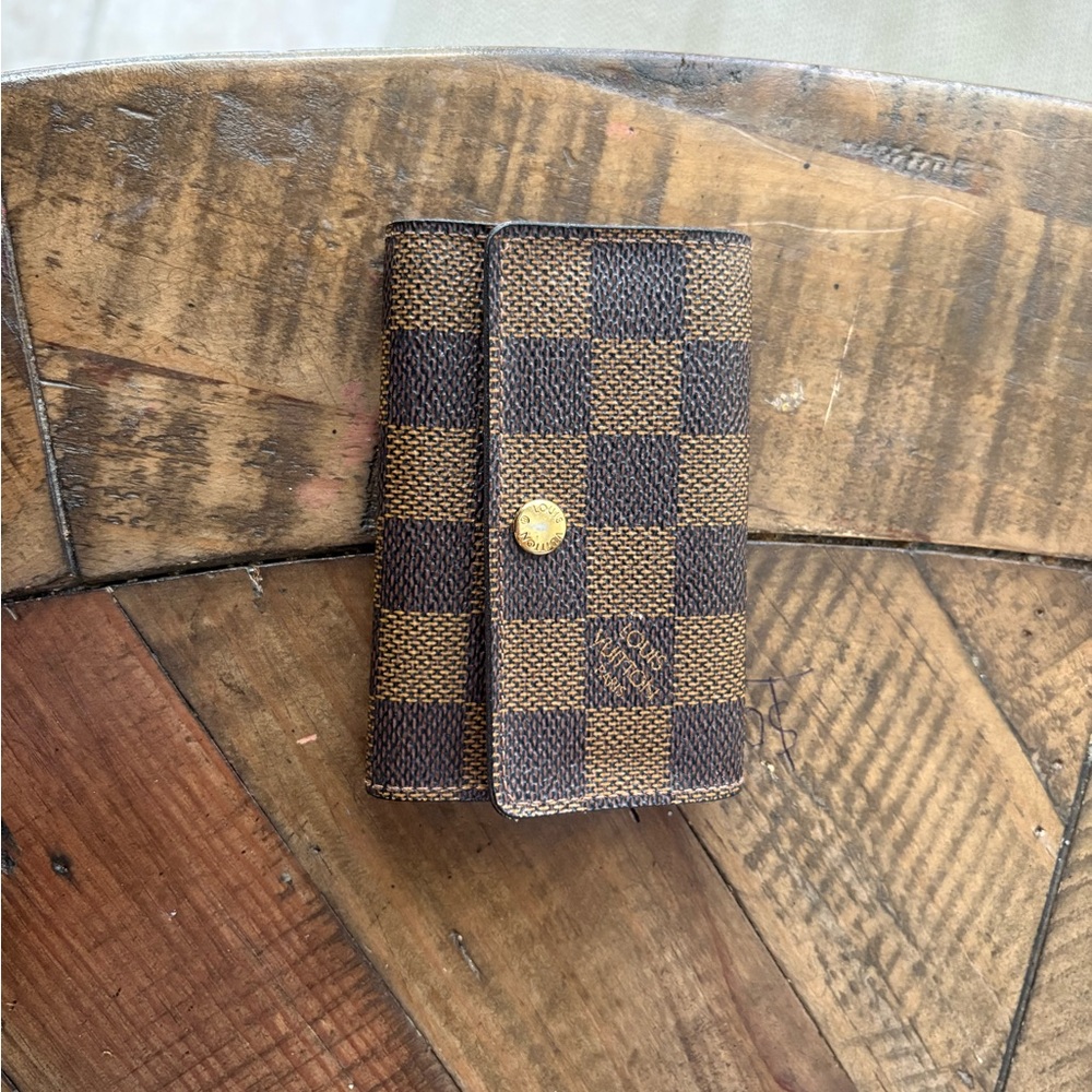 Louis Vuitton Brown Checkered Wallet